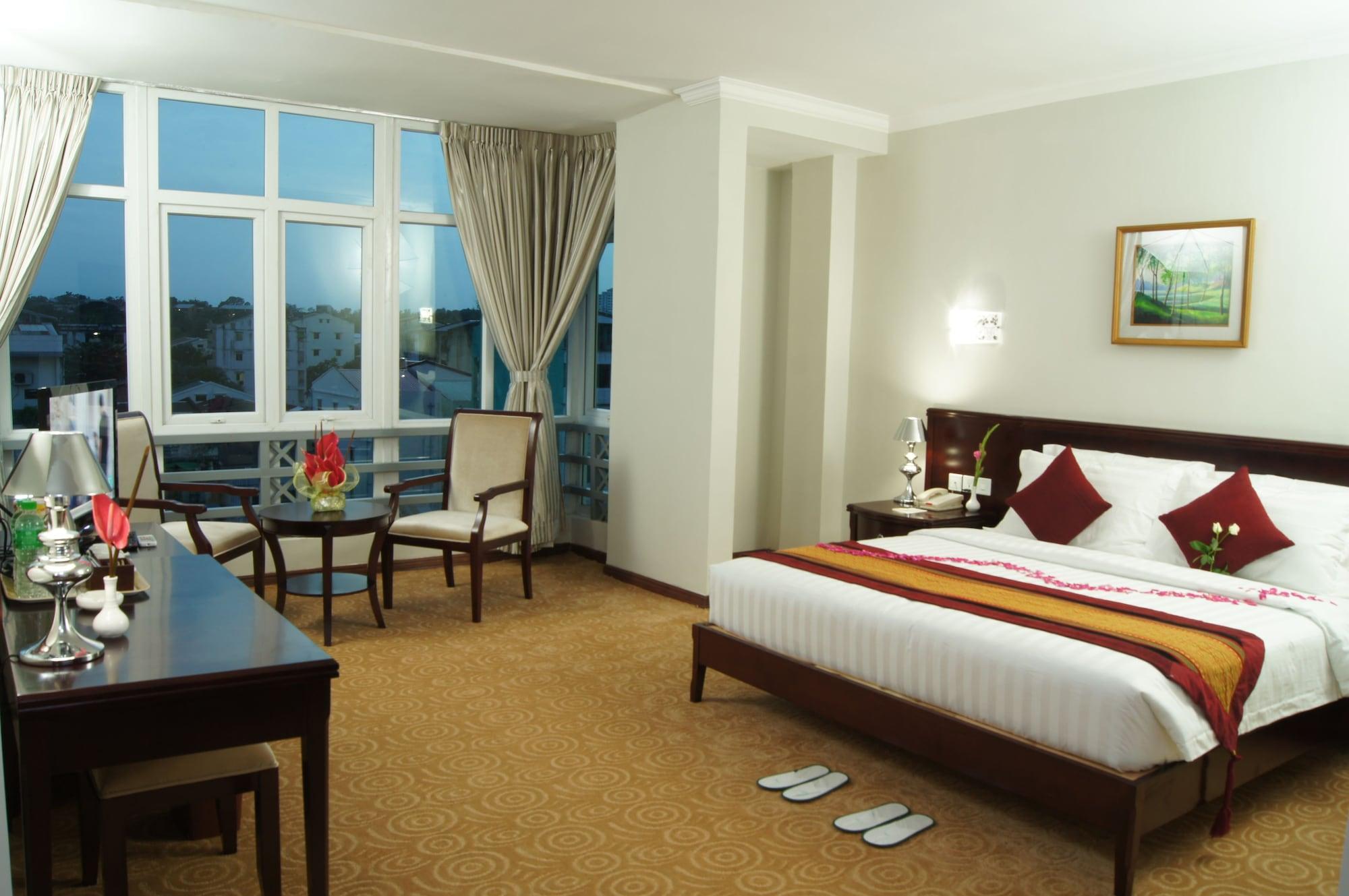 Green Leaf Hotel Yangon Exterior foto